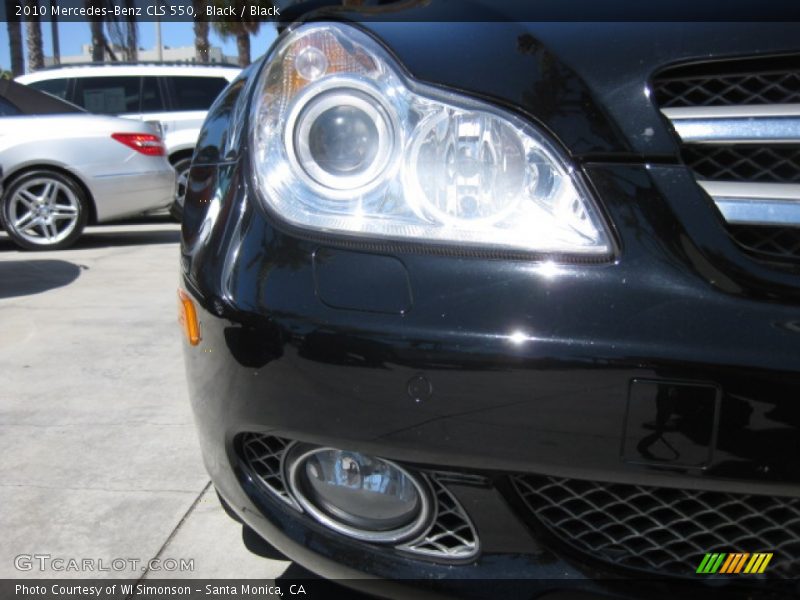 Black / Black 2010 Mercedes-Benz CLS 550