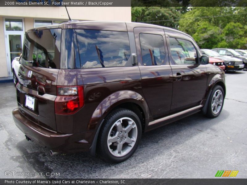 Root Beer Metallic / Black/Copper 2008 Honda Element SC