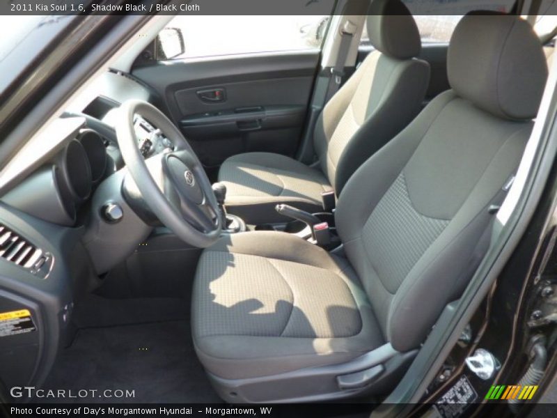 Shadow Black / Black Cloth 2011 Kia Soul 1.6