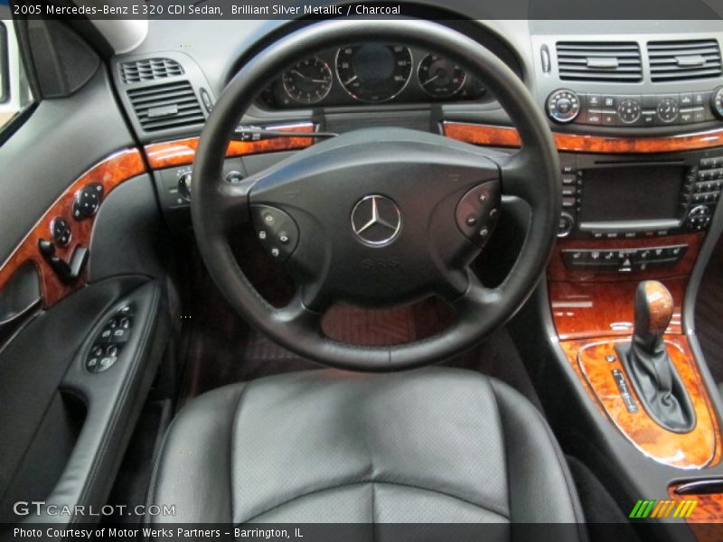 Brilliant Silver Metallic / Charcoal 2005 Mercedes-Benz E 320 CDI Sedan