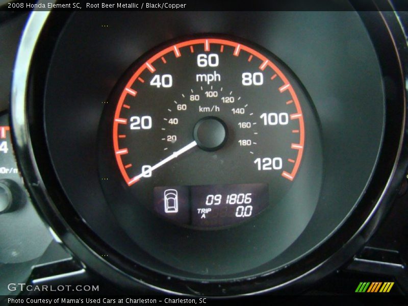 Root Beer Metallic / Black/Copper 2008 Honda Element SC