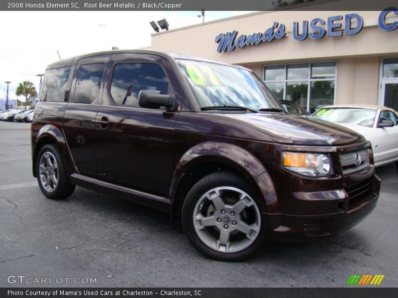 Root Beer Metallic / Black/Copper 2008 Honda Element SC
