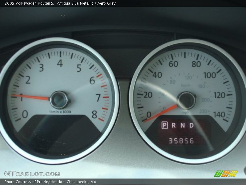 Antigua Blue Metallic / Aero Grey 2009 Volkswagen Routan S