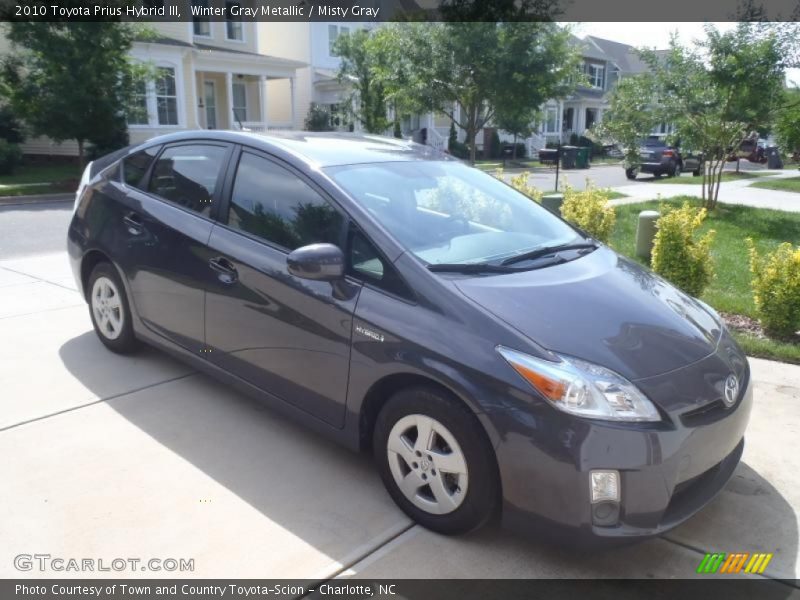 Winter Gray Metallic / Misty Gray 2010 Toyota Prius Hybrid III