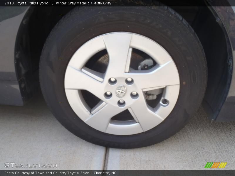 Winter Gray Metallic / Misty Gray 2010 Toyota Prius Hybrid III