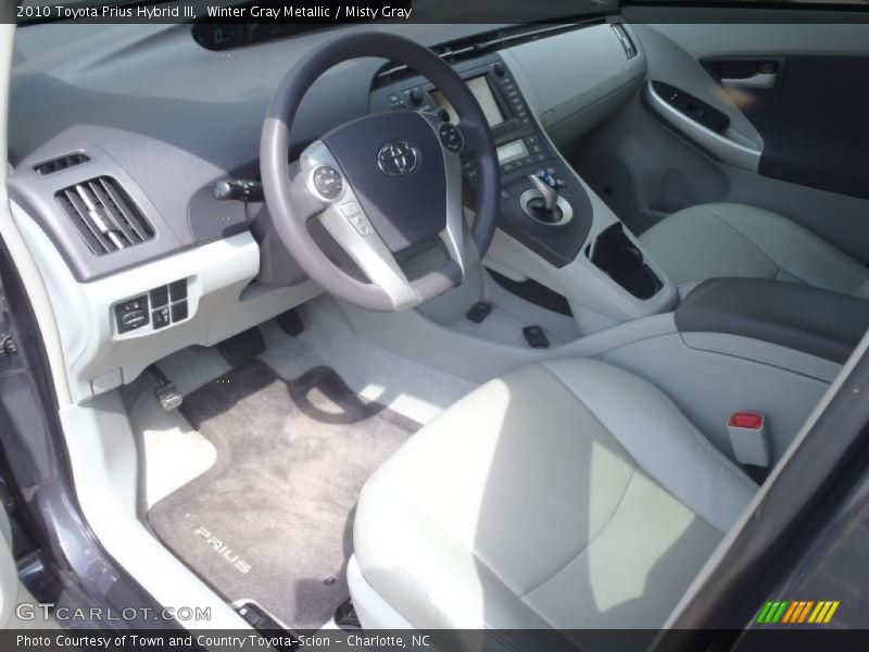 Winter Gray Metallic / Misty Gray 2010 Toyota Prius Hybrid III