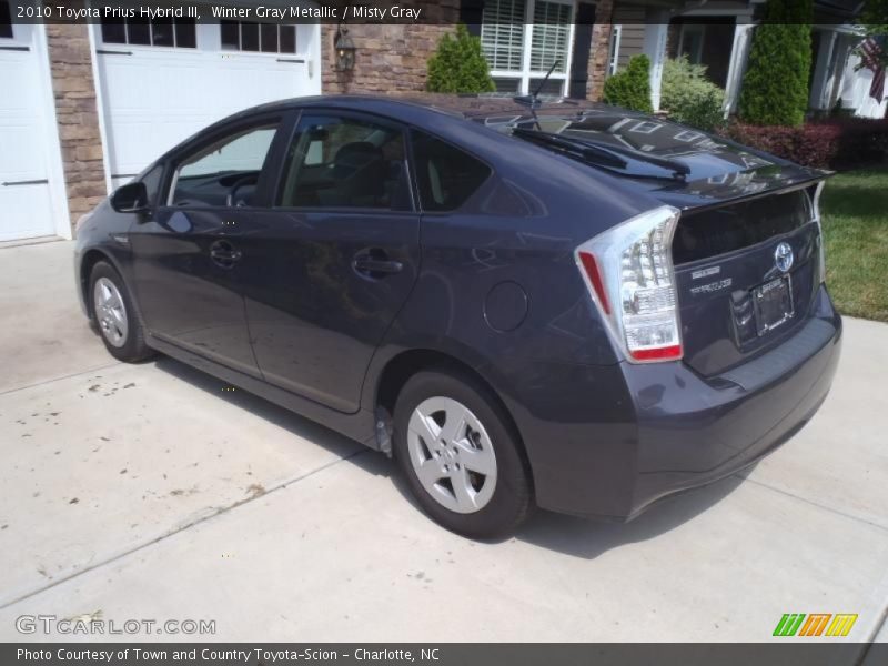 Winter Gray Metallic / Misty Gray 2010 Toyota Prius Hybrid III