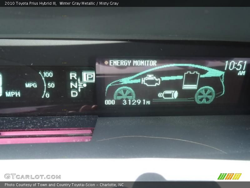 Winter Gray Metallic / Misty Gray 2010 Toyota Prius Hybrid III