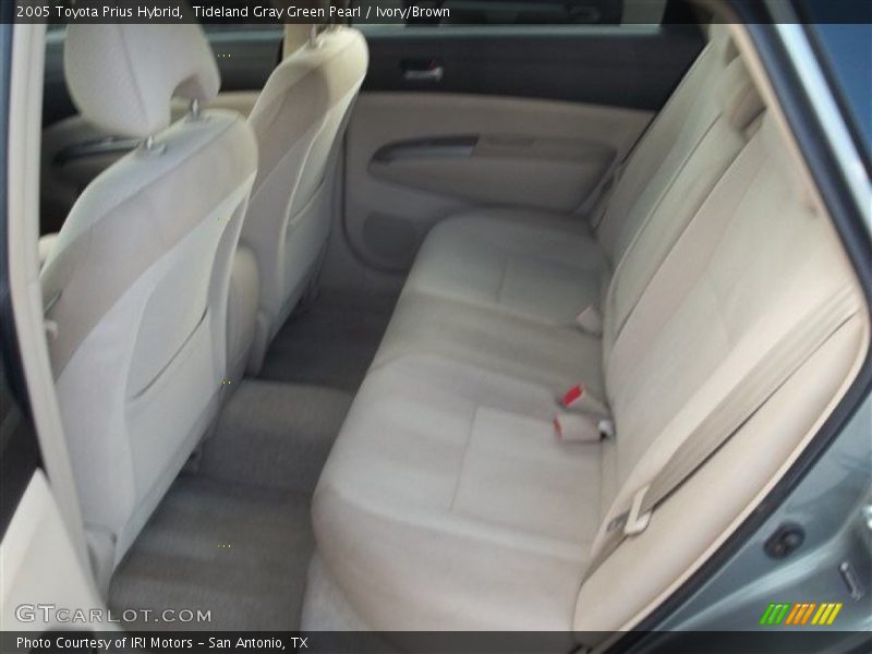 Tideland Gray Green Pearl / Ivory/Brown 2005 Toyota Prius Hybrid