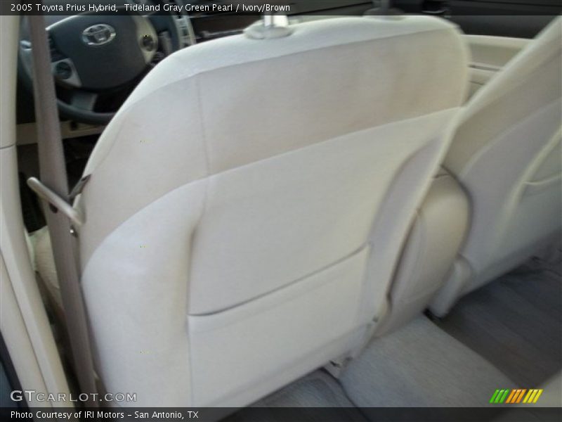 Tideland Gray Green Pearl / Ivory/Brown 2005 Toyota Prius Hybrid