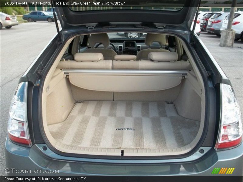 Tideland Gray Green Pearl / Ivory/Brown 2005 Toyota Prius Hybrid