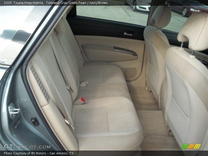 Tideland Gray Green Pearl / Ivory/Brown 2005 Toyota Prius Hybrid