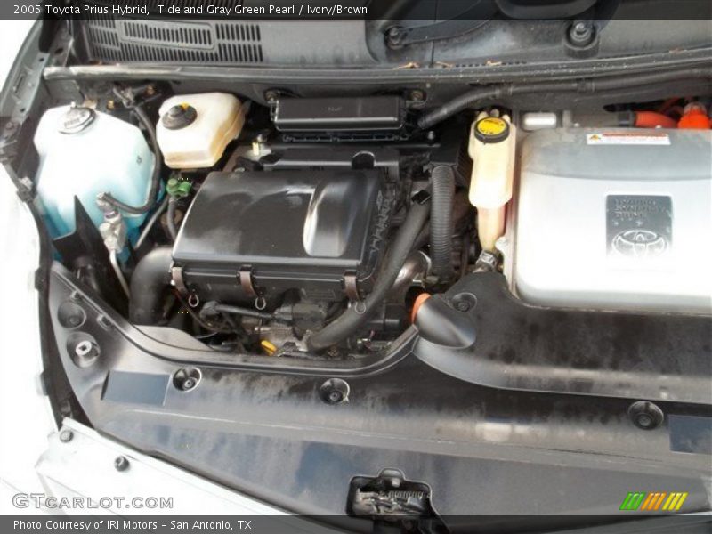 Tideland Gray Green Pearl / Ivory/Brown 2005 Toyota Prius Hybrid