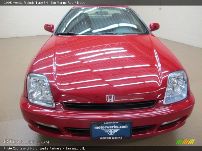 San Marino Red / Black 1998 Honda Prelude Type SH