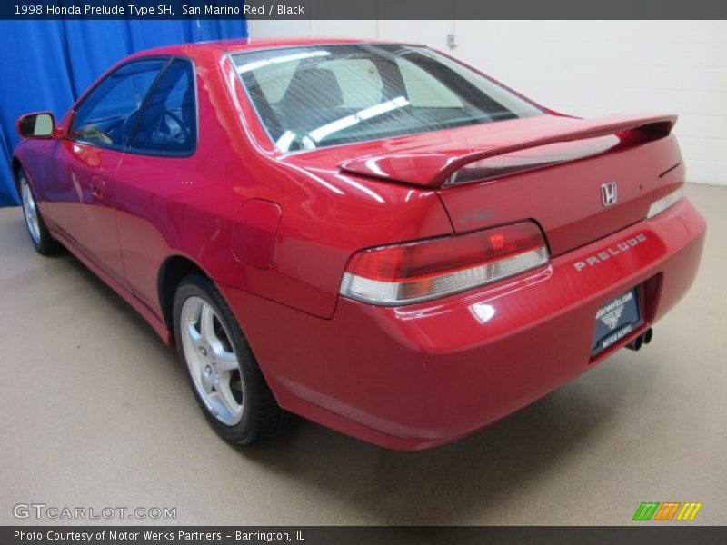 San Marino Red / Black 1998 Honda Prelude Type SH