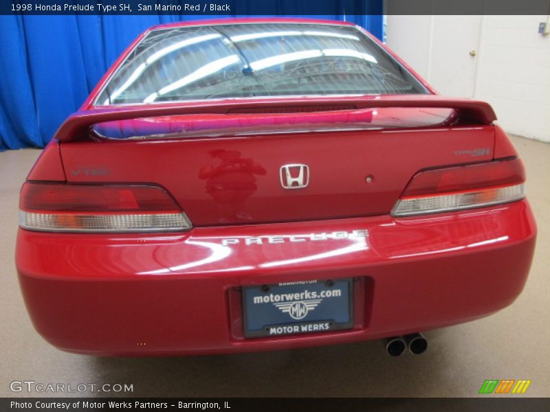 San Marino Red / Black 1998 Honda Prelude Type SH