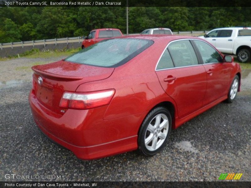 Barcelona Red Metallic / Dark Charcoal 2007 Toyota Camry SE