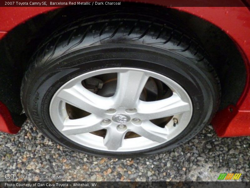 Barcelona Red Metallic / Dark Charcoal 2007 Toyota Camry SE