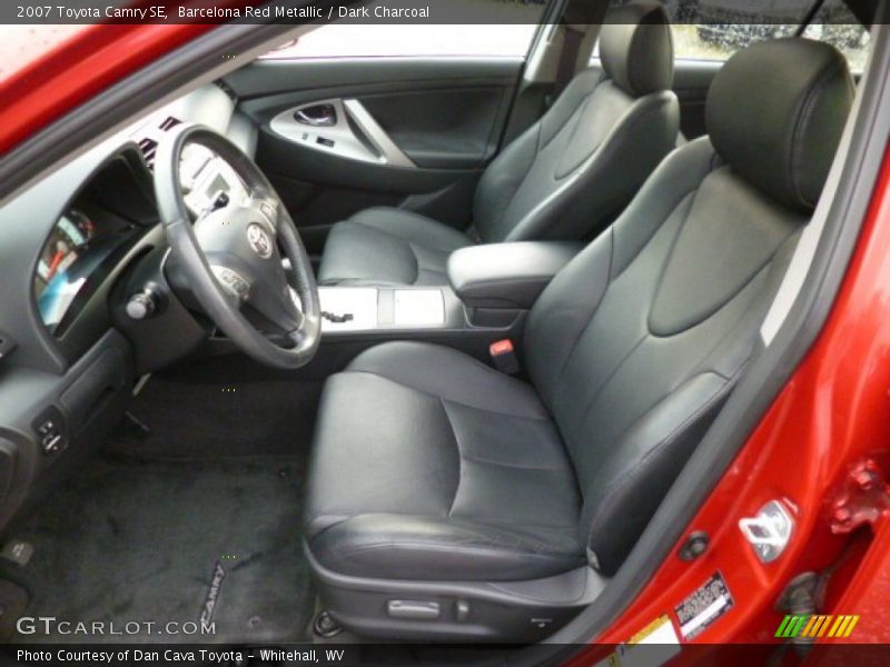 Barcelona Red Metallic / Dark Charcoal 2007 Toyota Camry SE