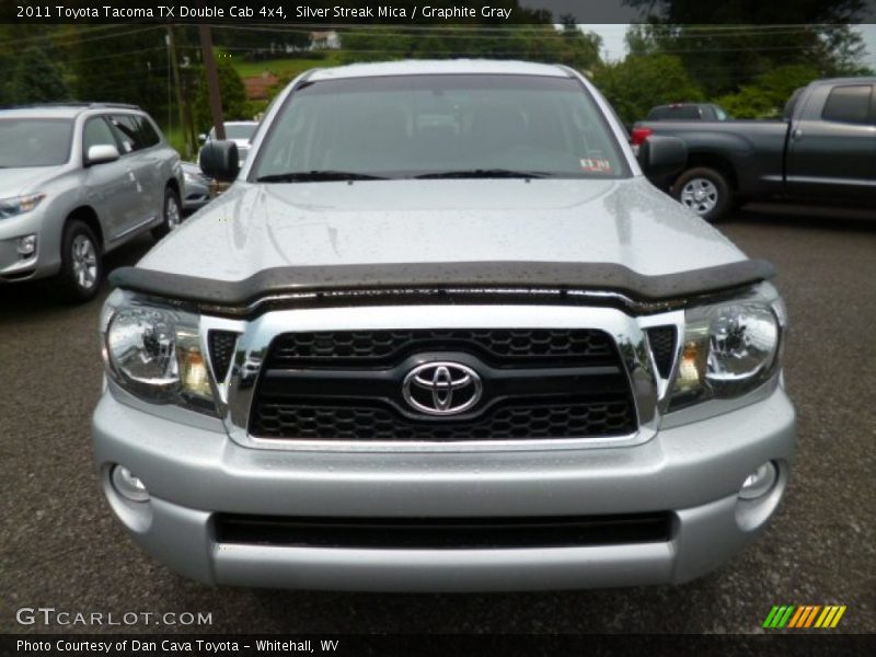Silver Streak Mica / Graphite Gray 2011 Toyota Tacoma TX Double Cab 4x4