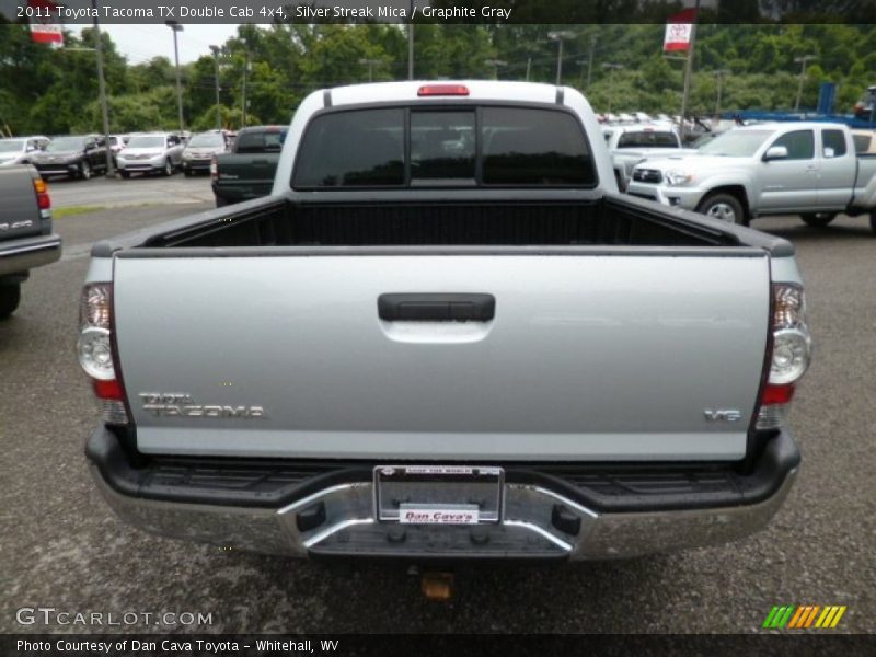 Silver Streak Mica / Graphite Gray 2011 Toyota Tacoma TX Double Cab 4x4