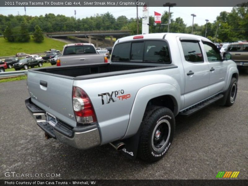 Silver Streak Mica / Graphite Gray 2011 Toyota Tacoma TX Double Cab 4x4