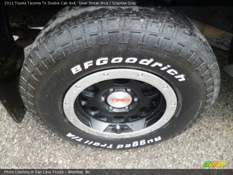 Silver Streak Mica / Graphite Gray 2011 Toyota Tacoma TX Double Cab 4x4