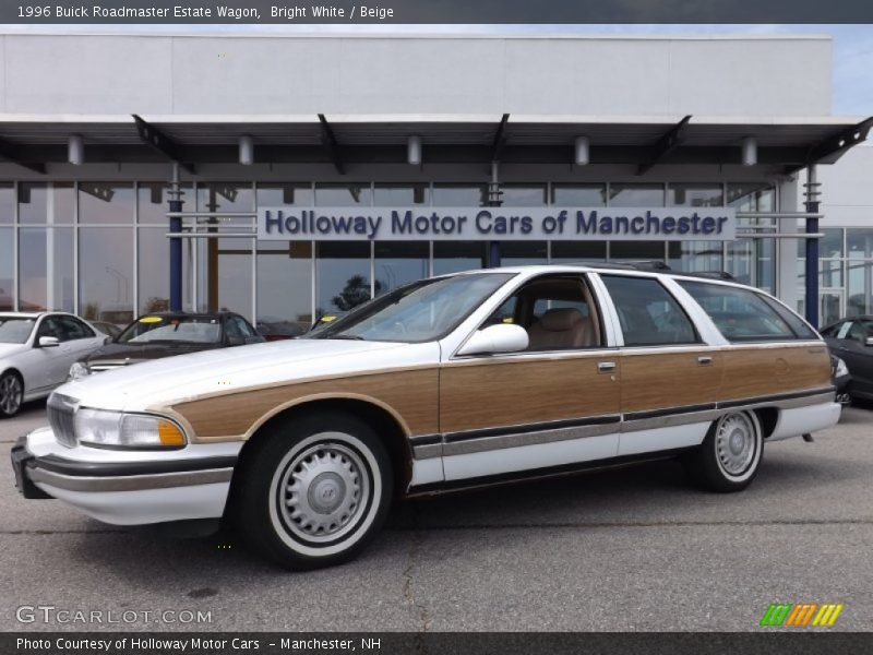 Bright White / Beige 1996 Buick Roadmaster Estate Wagon
