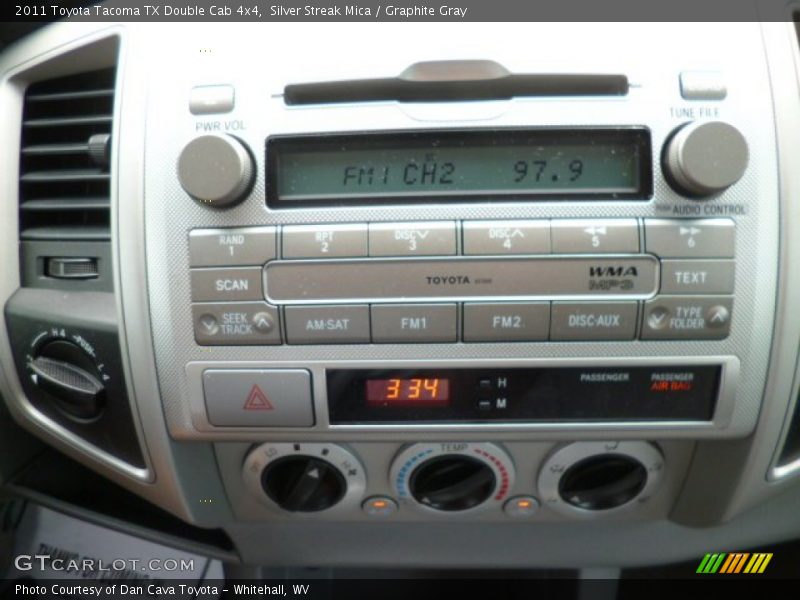 Silver Streak Mica / Graphite Gray 2011 Toyota Tacoma TX Double Cab 4x4