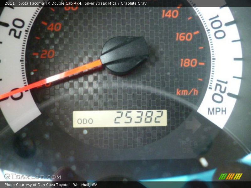 Silver Streak Mica / Graphite Gray 2011 Toyota Tacoma TX Double Cab 4x4