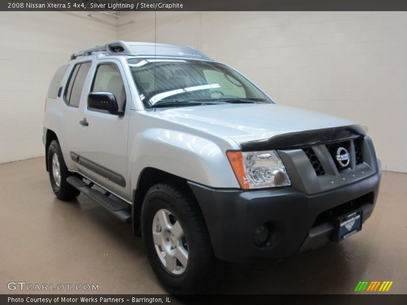 Silver Lightning / Steel/Graphite 2008 Nissan Xterra S 4x4