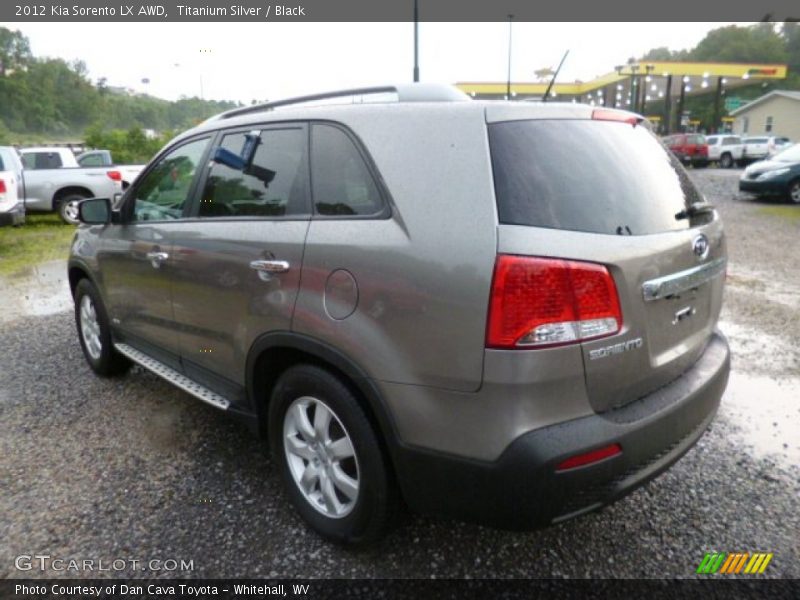 Titanium Silver / Black 2012 Kia Sorento LX AWD