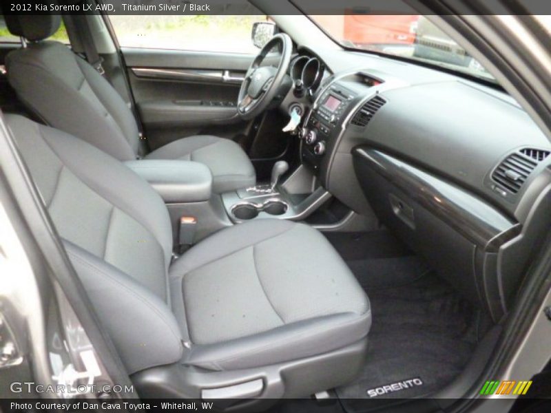 Titanium Silver / Black 2012 Kia Sorento LX AWD