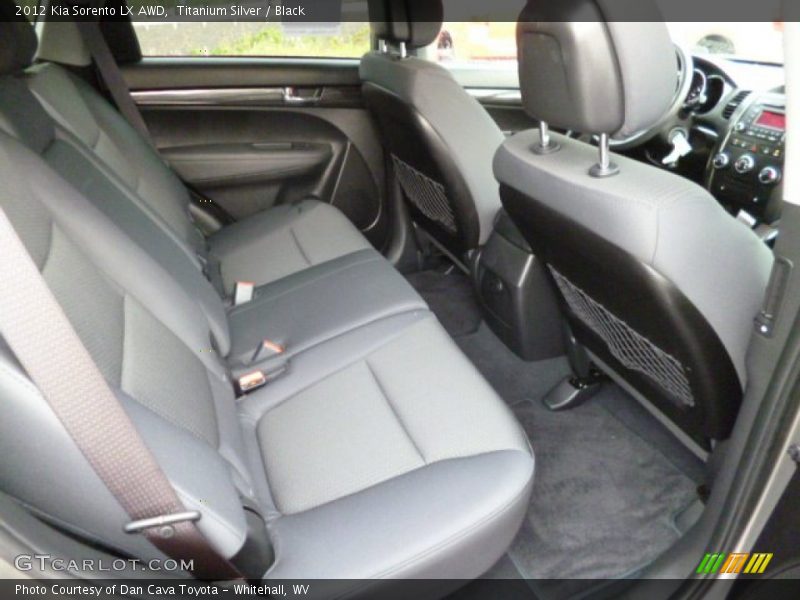 Titanium Silver / Black 2012 Kia Sorento LX AWD
