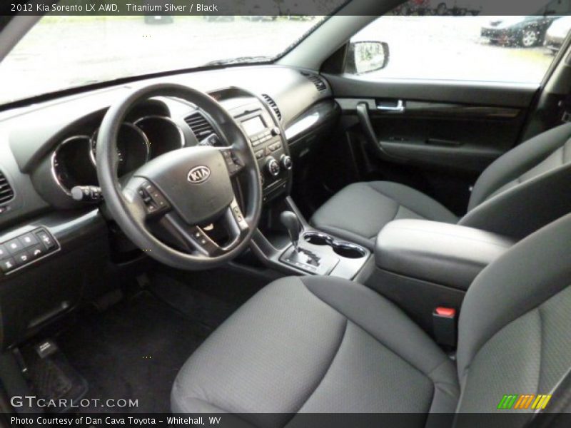Titanium Silver / Black 2012 Kia Sorento LX AWD