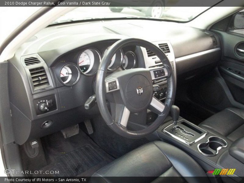Cool Vanilla / Dark Slate Gray 2010 Dodge Charger Rallye
