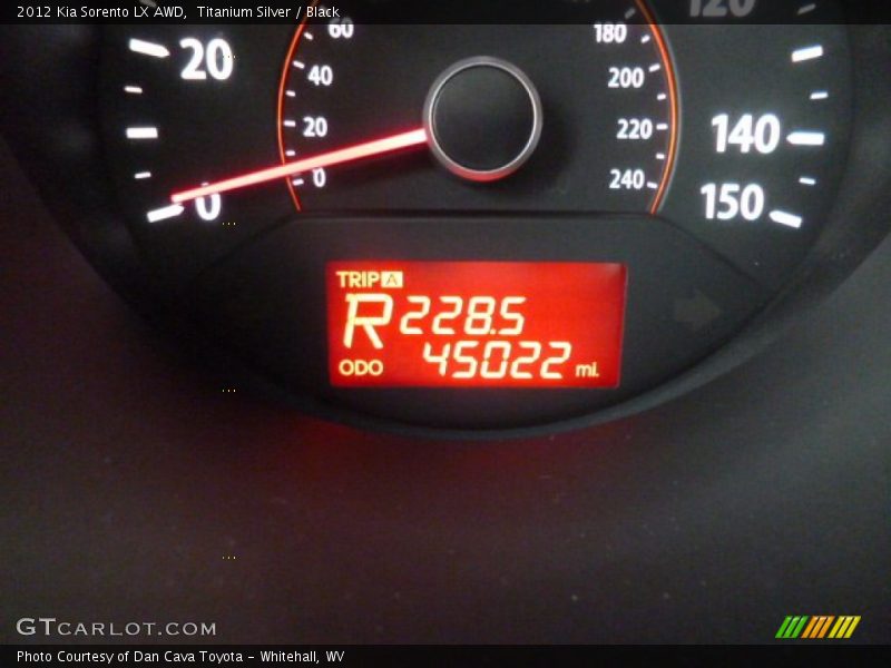 Titanium Silver / Black 2012 Kia Sorento LX AWD