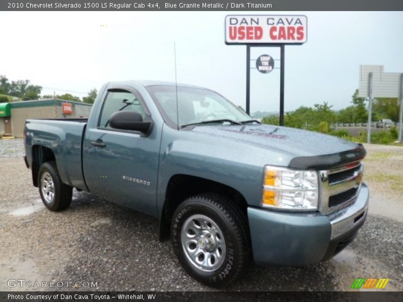 Blue Granite Metallic / Dark Titanium 2010 Chevrolet Silverado 1500 LS Regular Cab 4x4