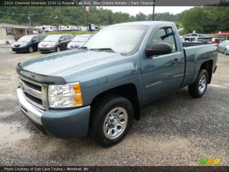 Blue Granite Metallic / Dark Titanium 2010 Chevrolet Silverado 1500 LS Regular Cab 4x4