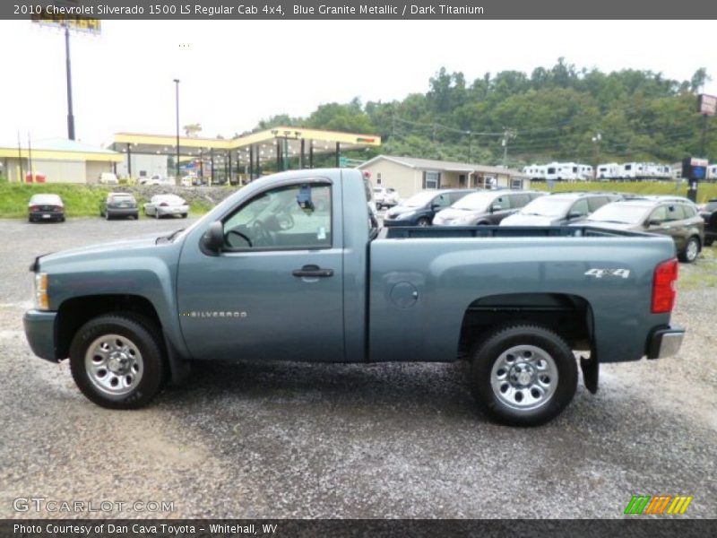 Blue Granite Metallic / Dark Titanium 2010 Chevrolet Silverado 1500 LS Regular Cab 4x4