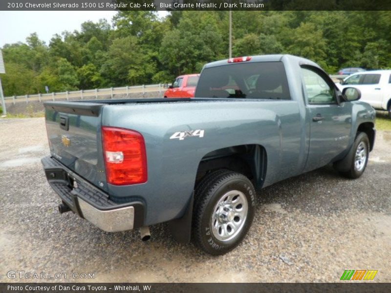 Blue Granite Metallic / Dark Titanium 2010 Chevrolet Silverado 1500 LS Regular Cab 4x4