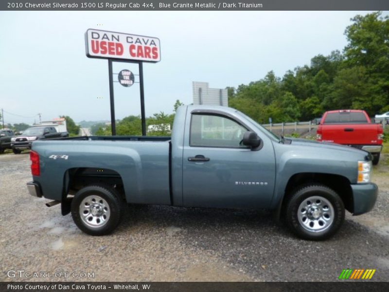 Blue Granite Metallic / Dark Titanium 2010 Chevrolet Silverado 1500 LS Regular Cab 4x4