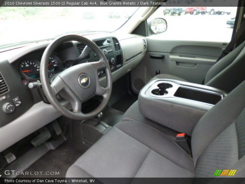 Blue Granite Metallic / Dark Titanium 2010 Chevrolet Silverado 1500 LS Regular Cab 4x4