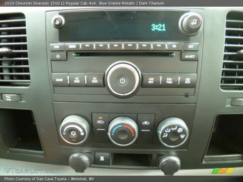 Blue Granite Metallic / Dark Titanium 2010 Chevrolet Silverado 1500 LS Regular Cab 4x4
