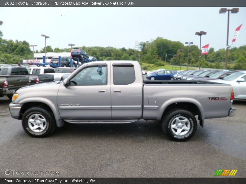 Silver Sky Metallic / Oak 2002 Toyota Tundra SR5 TRD Access Cab 4x4