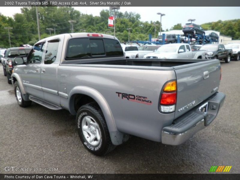 Silver Sky Metallic / Oak 2002 Toyota Tundra SR5 TRD Access Cab 4x4