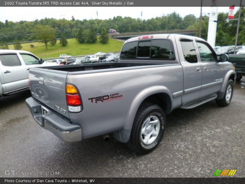 Silver Sky Metallic / Oak 2002 Toyota Tundra SR5 TRD Access Cab 4x4