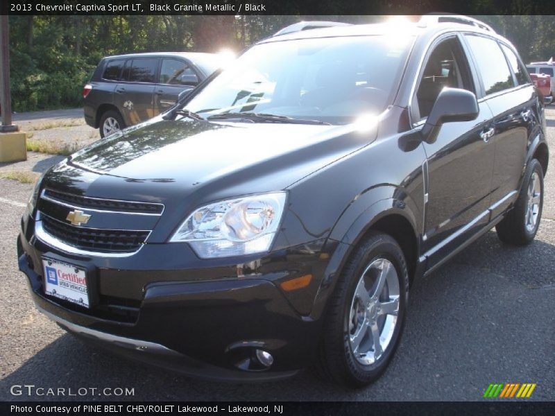 Black Granite Metallic / Black 2013 Chevrolet Captiva Sport LT