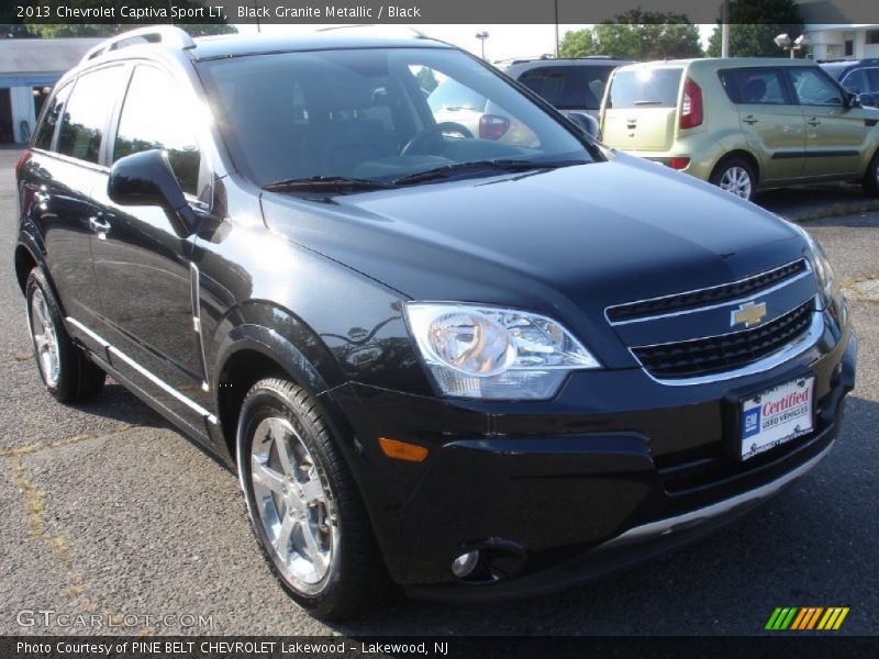 Black Granite Metallic / Black 2013 Chevrolet Captiva Sport LT