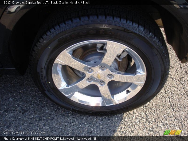 Black Granite Metallic / Black 2013 Chevrolet Captiva Sport LT